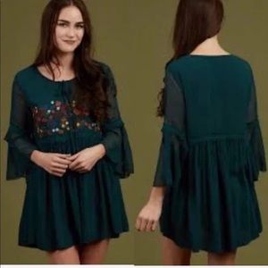 altar'd state mini embroidered dress, M